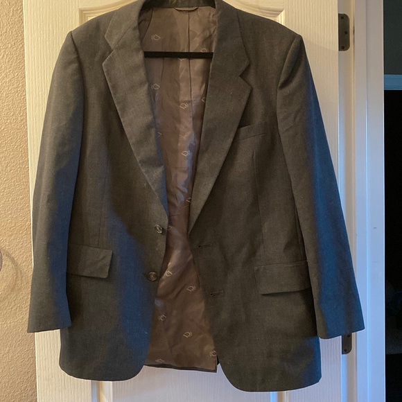 Dior Other - Christian Dior Monsieur Vintage Men’s Charcoal Grey Classic Blazer Jacket